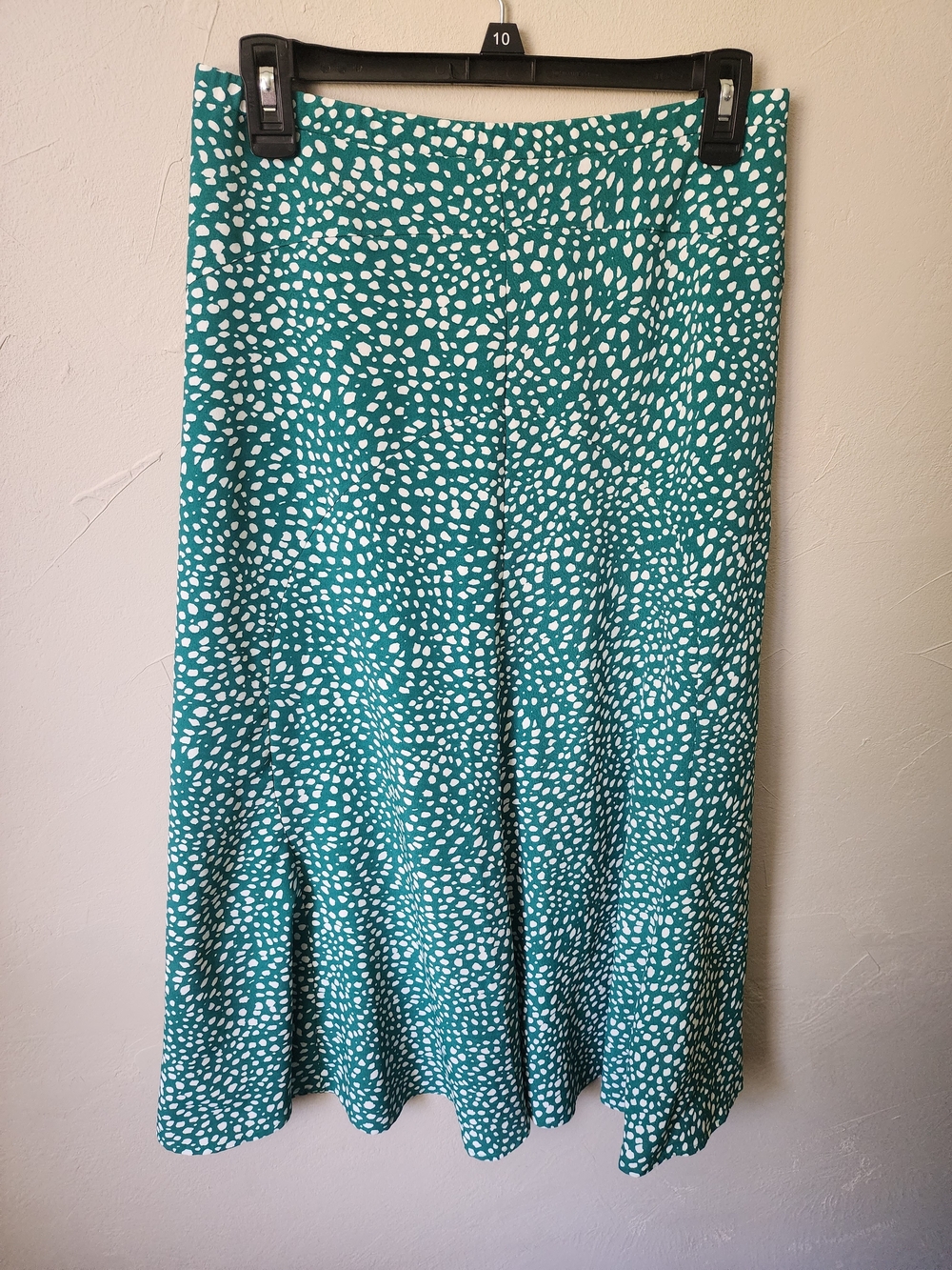 Lush Teal Printed Maxi Skirt Size Medium